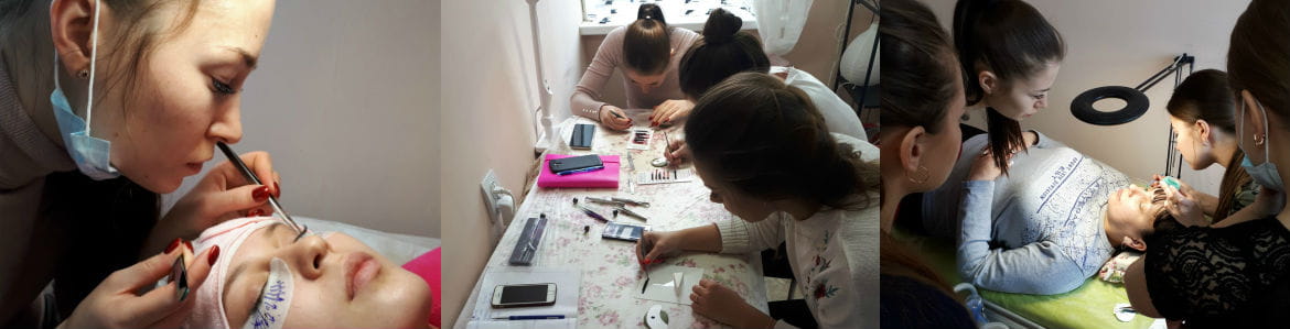 Практика на моделях в Oksa Studio